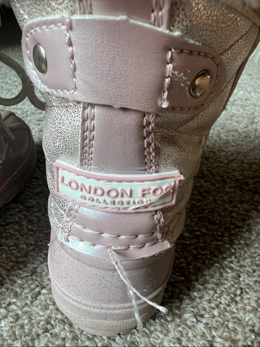 Toddler Size 6 Pink Faux-Fur Winter Boots
